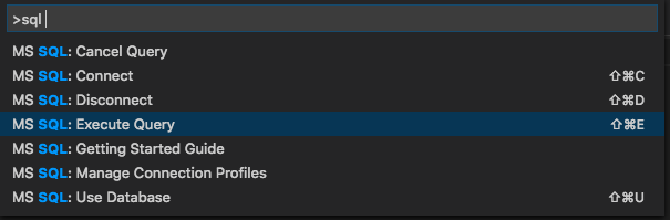 [Select execute sql query]